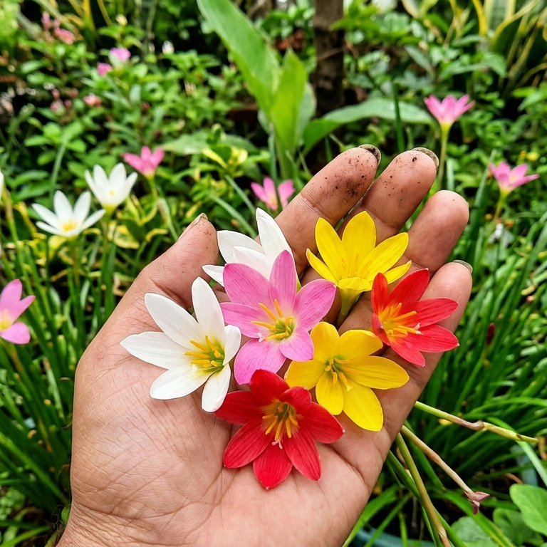 ইম্পোর্টেড রেইন লিলি কম্বো বাল্ব | Random Mix Color Pack |  Imported Rain Lily