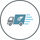 Fast delivery or shipping type a icon