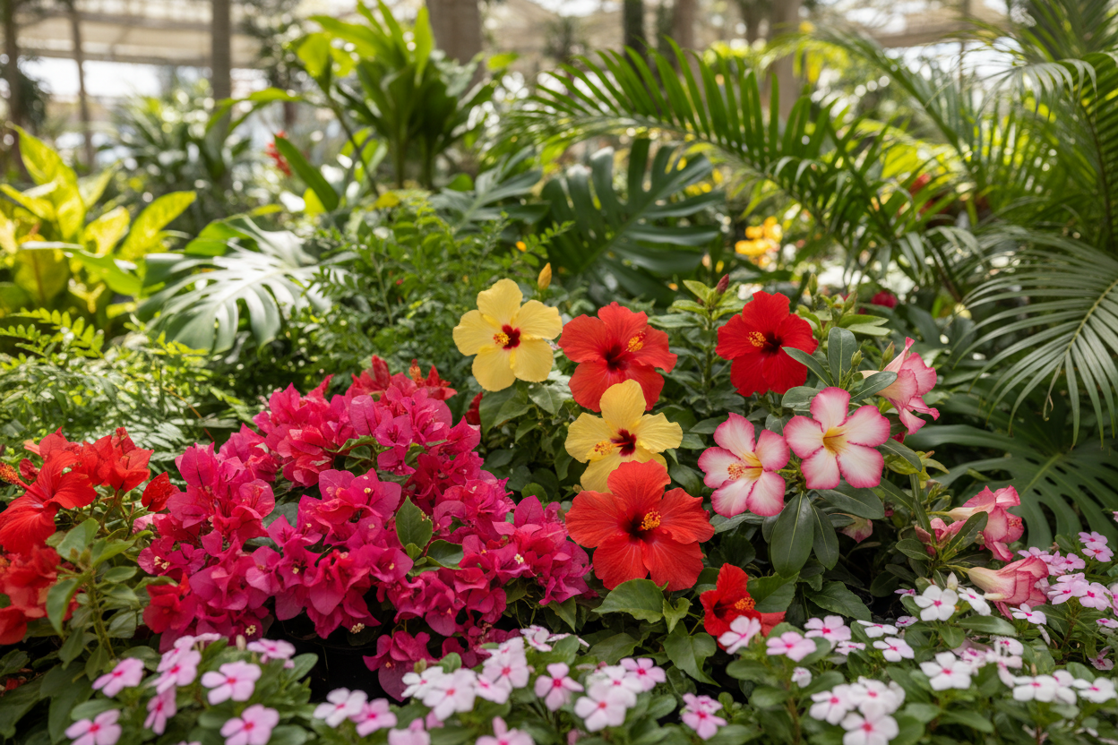 It's a plant nursery contact page. The nursery mainly are Bougainvillea, Hibiscus, Vinca and adenium. Make a contact us page plase for this nursery